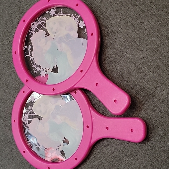 Walt Disney kids Princess drum paddle raquet ball game pink - Picture 5 of 5